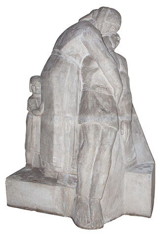 Medrea sculptura proiect de monument secol 20.