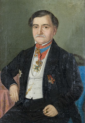 Portret Grigore Sutu, Palatul Sutu, portrait Romania.